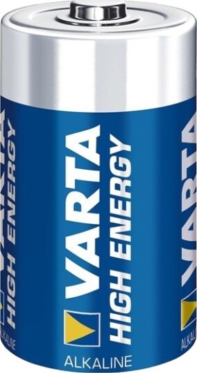 Varta 1,5V Alkalisk D Batteri - Høy Energi 20 Stk