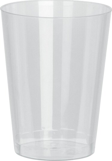 DRIKKEGLASS PP GJENBRUKBART 280ML 6STK