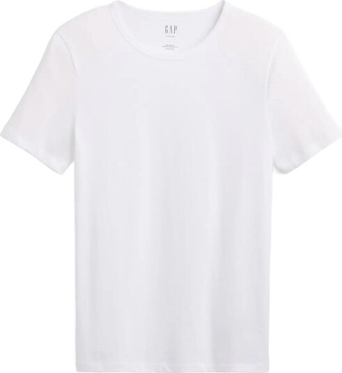GAP Organic Cotton Vintagesoft T Shirt From The Gap Collection   White   XS
