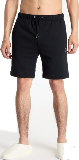 Fred Perry Tipped Sweat Short Black S Fred Perry Tipped Sweat Short Black S