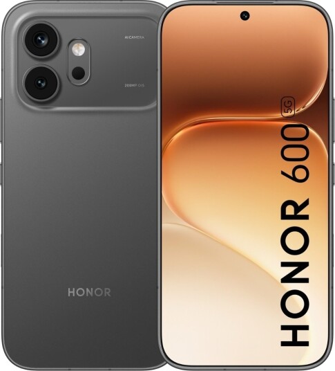 Honor 600 5G Mobiltelefon med 8GB RAM og 256GB Lagring - Svart