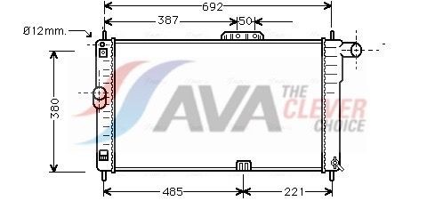 Radiator AVA Clever Choice DWA2004