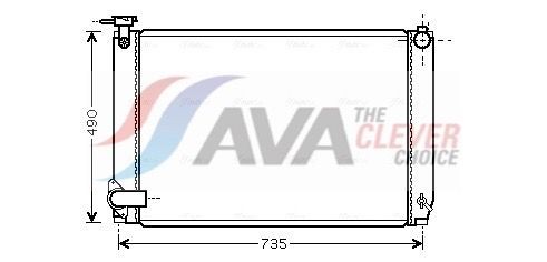 Radiator AVA Clever Choice TO2462 Radiator AVA Clever Choice TO2462