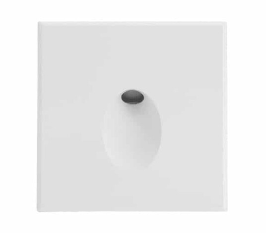 Premier LED Vegg/Trapp Armatur 4W Dimbar IP54 Hvit Veggboksmontering