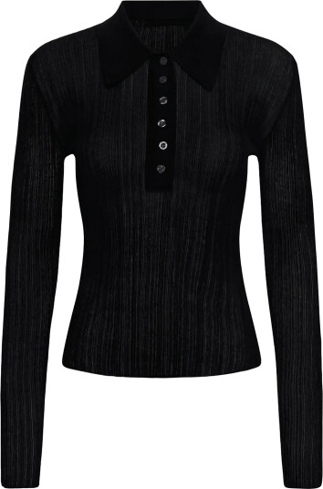 Gestuz Gzclene Ls Top - Black - M