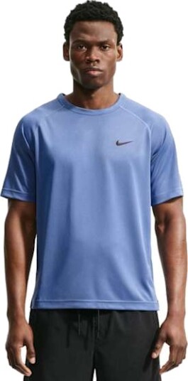 Nike Dri FIT Flex SS Top Herre Indigo Storm/Black L