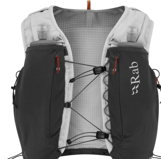 Rab Veil 12 løpevest QAP-55 Gargoyle/Graphene L 2025