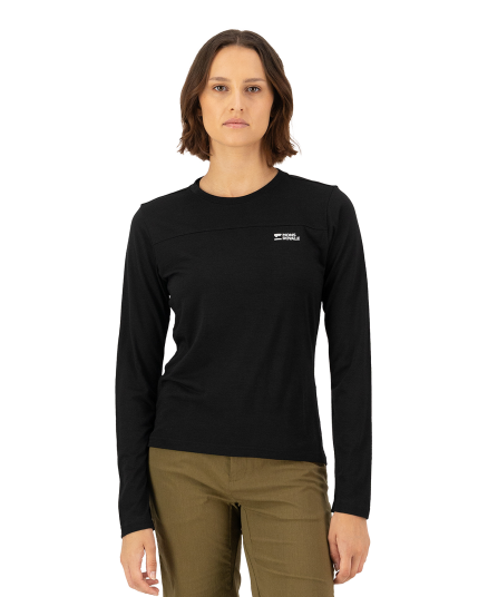 Mons Royale Mons RoyaleDiversion Merino Bike Jersey L/S W Black (M)