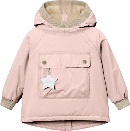 MINI A TURE Matbabywen Fleece Lined Winter Anorak. Grs ADOBE ROSE 92 MINI A TURE Matbabywen Fleece Lined Winter Anorak. Grs ADOBE ROSE 92