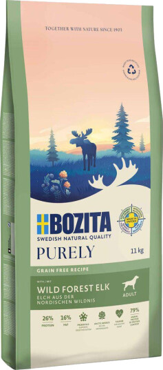 Bozita Hundefôr Purely Adult Elg Uten Korn 11 kg Bozita Hundefôr Purely Adult Elg Uten Korn 11 kg