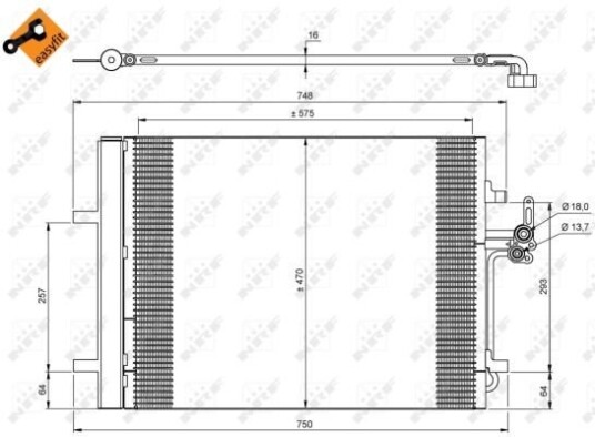 Kondensator NRF 35850 Kondensator NRF 35850