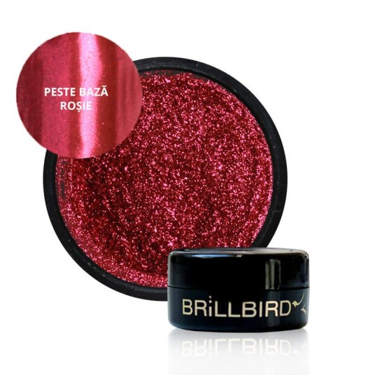 Brillbird Norge Chrome Pigment Pulver Rød