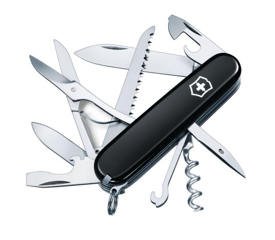 Victorinox Huntsman Sort   Lommekniv