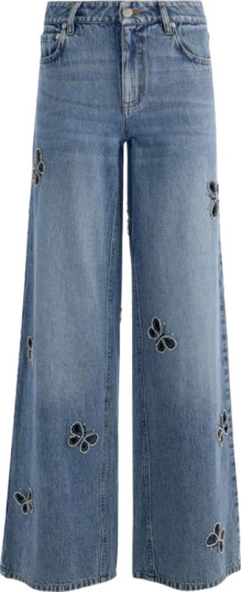 Alice + Olivia Dame Jeans Blå W28, Alice + Olivia Dame Jeans Blå W28,