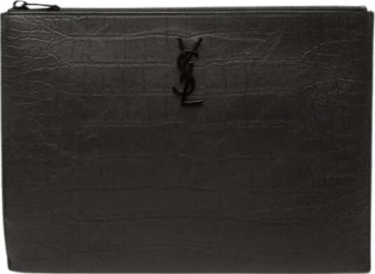 Yves Saint Laurent Vintage Dame Pre owned Svart ONE SIZE, Yves Saint Laurent Vintage Dame Pre owned Svart ONE SIZE,