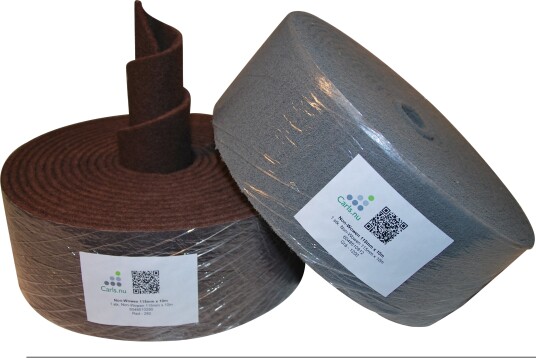 Non Woven 115mm x 10m Farger Grå 600