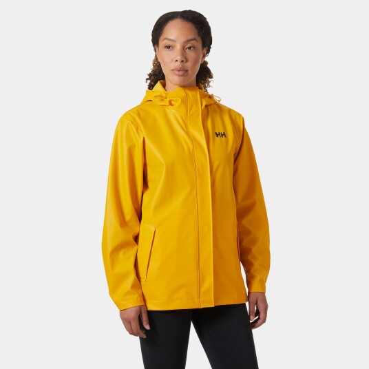 Helly Hansen Dame Moss Iconic Vanntett Regnjakke Gul S