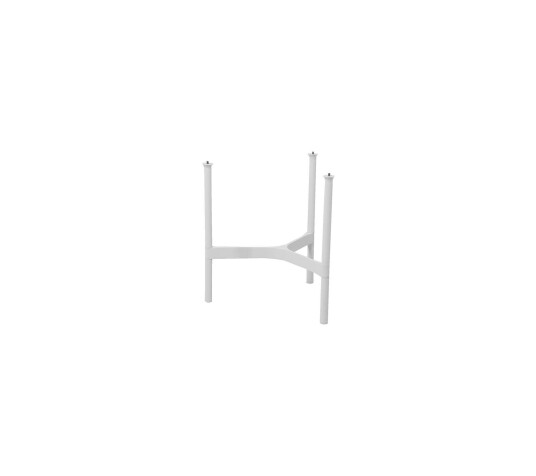 Cane line Twist bordstativ White/aluminium Til 45 cm bordplate Hvit