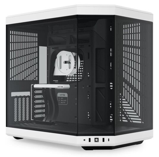 HYTE Y70 Mid Tower Kabinett Hvit/Svart med Glassvindu HYTE Y70 Mid Tower Kabinett Hvit/Svart med Glassvindu