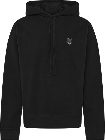Maison Kitsune Bold Fox Head Patch Oversize Hoodie Black XL