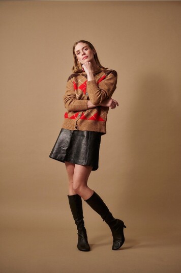 Jumperfabriken Kardigan Jacinda Cardigan Beige Jumperfabriken Kardigan Jacinda Cardigan Beige