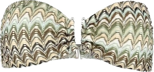 Becksöndergaard Amber Bandeau Bikini Top Multi/patterned S