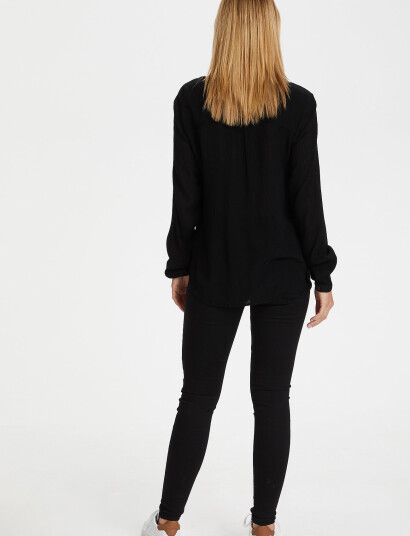 Kaffe Amber Blouse Ls - Black - 36 Kaffe Amber Blouse Ls - Black - 36