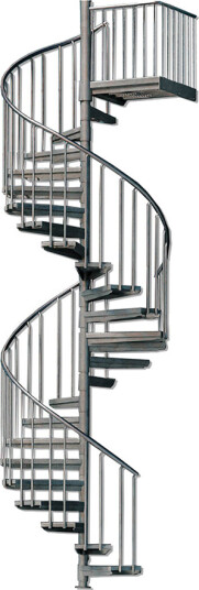 Scalant Scarvo L Spindeltrappe m/2 Firkantede Platforme 5,22 5,84 Ø160 Scalant Scarvo L Spindeltrappe m/2 Firkantede Platforme 5,22 5,84 Ø160