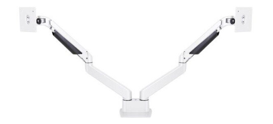 Multibrackets Dual VESA Gas Lift Arm Veggfeste for 2 Skjermer 15"-32" Hvit Multibrackets Dual VESA Gas Lift Arm Veggfeste for 2 Skjermer 15"-32" Hvit