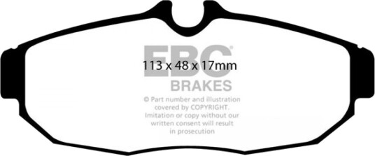 EBC Brakes DP41741R Bremseklosser EBC Brakes DP41741R Bremseklosser