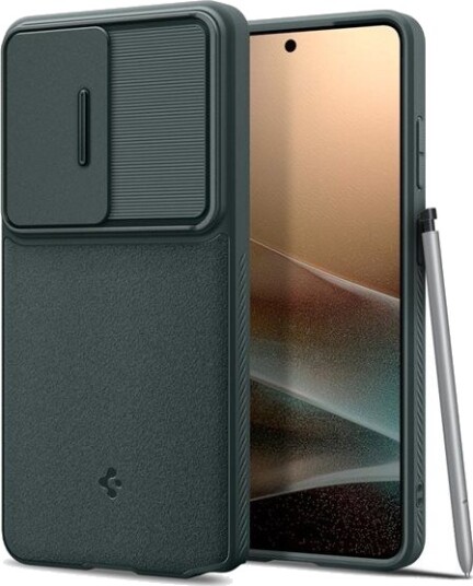 Spigen Optik Armor Mobildeksel for Samsung Galaxy S26 Ultra - Abyss Green Spigen Optik Armor Mobildeksel for Samsung Galaxy S26 Ultra - Abyss Green