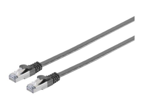 MicroConnect U/UTP CAT6A 5M Black Flat