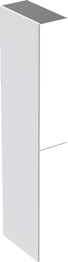 Geberit Acanto høyskap 24x180 cm hvit høyglans