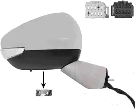 Sidespeil VAN WEZEL 0979816