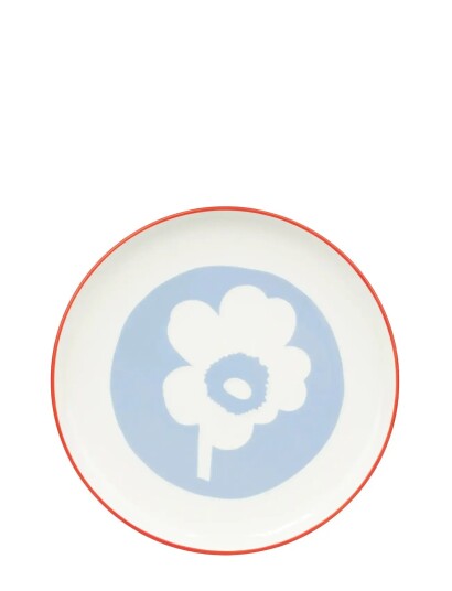 Marimekko Home Unikko Plate 20Cm White Ø 20 CM