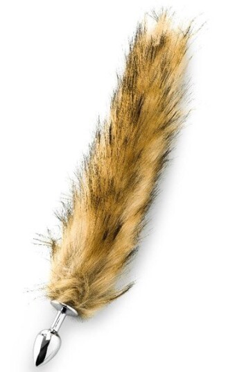 Deluxe Fluffy Fox Plug Brown 45cm Deluxe Fluffy Fox Plug Brown 45cm
