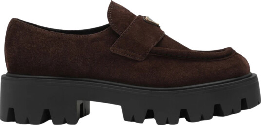 Prada Dame Sko Brun 38 EU,