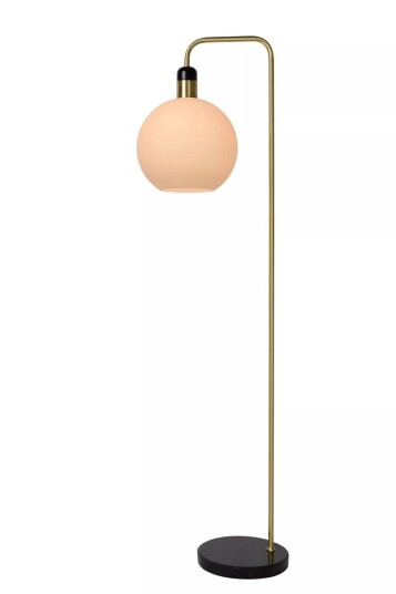 Lucide Julius gulvlampe Opal glass