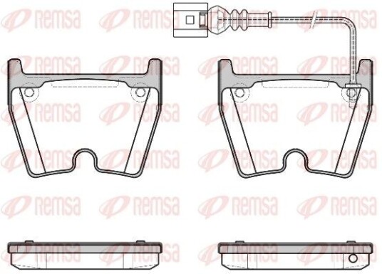 Bremseklosser REMSA 0896.11 Bremseklosser REMSA 0896.11