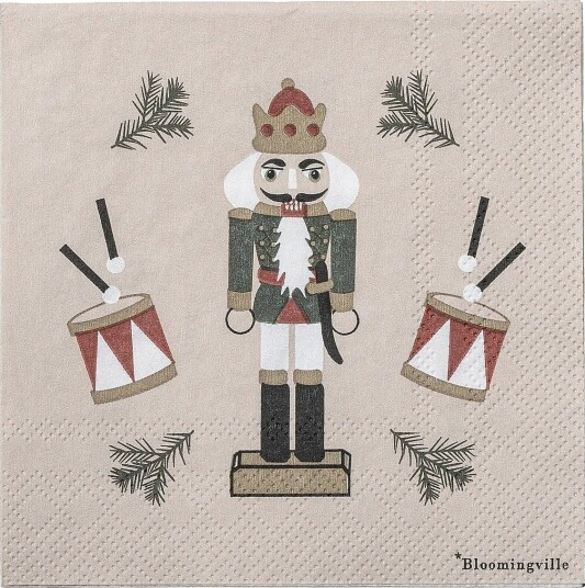 Bloomingville Jolly Napkin - GREEN - One Size