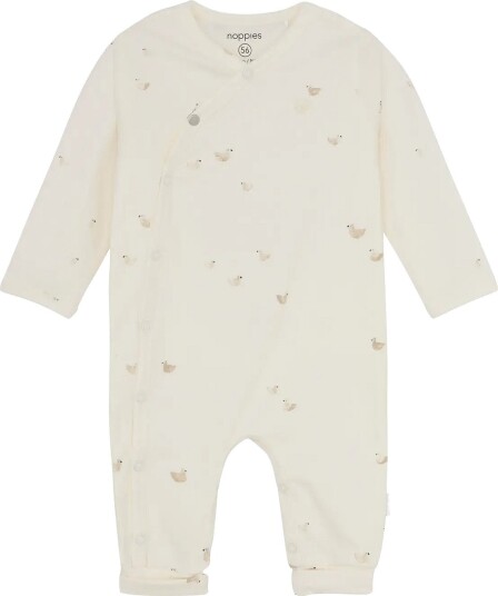 Noppies U Playsuit Nolan Long Sleeve N318 ANIMALS PATTERN OFF WHITE 74