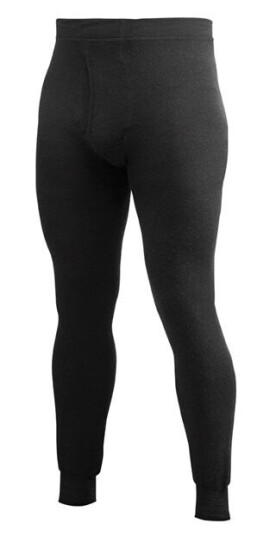 Woolpower Long Johns With Fly 400 Black S