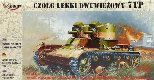 Mirage 72602 7TP Modelltank Byggesett 1:72 Mirage 72602 7TP Modelltank Byggesett 1:72