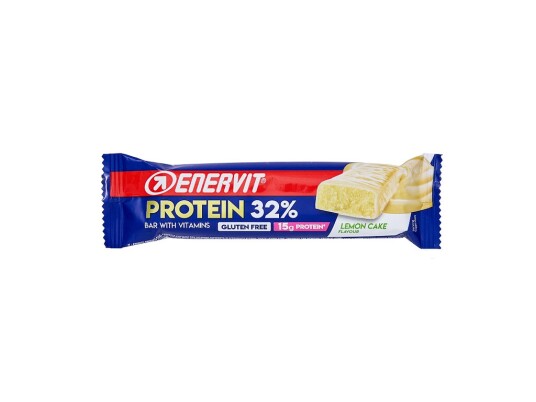 Enervit Protein 32% Lemon Cake, proteinbar 48g Lemon Cake Enervit Protein 32% Lemon Cake, proteinbar 48g Lemon Cake