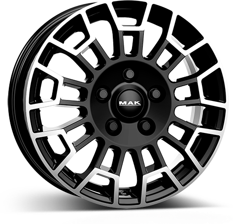 MAK Nomad blk/pol 7.5 x 17 CB106,10 ET24 6/139.7 7.5 x 17
