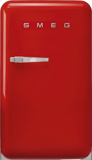 Smeg 50"s style kjøleskap med fryser FAB10RRD6 rød Smeg 50"s style kjøleskap med fryser FAB10RRD6 rød