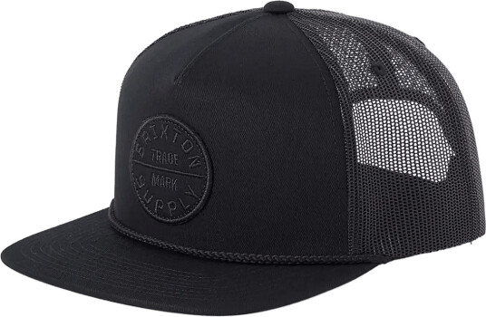 Brixton Oath Mp Trucker Hat Black ONE SIZE