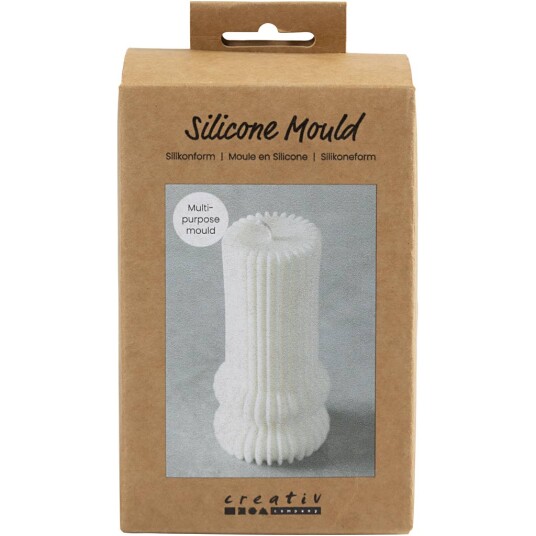 Silicone Mould - Ribbed Cylinder With Arches  371198 