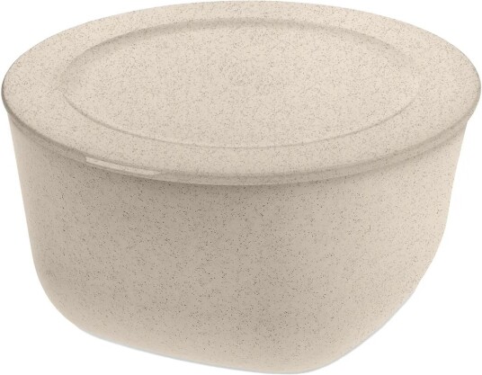 Koziol Connect bolle med lokk 4 L biocirk termoplast Nature desert sand