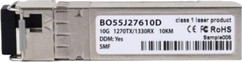 Kompatibel Hpe Aruba Sfp-10G-Bxu Blueoptics Bo55j27610d Sfp+ Bidi Transceiver Lc-Simplex 10Gbase-Bx-U Singlemode Fiber Tx1270nm/Rx1330nm 10Km Ddm 0°C/+70°C Kompatibel Hpe Aruba Sfp-10G-Bxu Blueoptics Bo55j27610d Sfp+ Bidi Transceiver Lc-Simplex 10Gbase-Bx-U Singlemode Fiber Tx1270nm/Rx1330nm 10Km Ddm 0°C/+70°C
